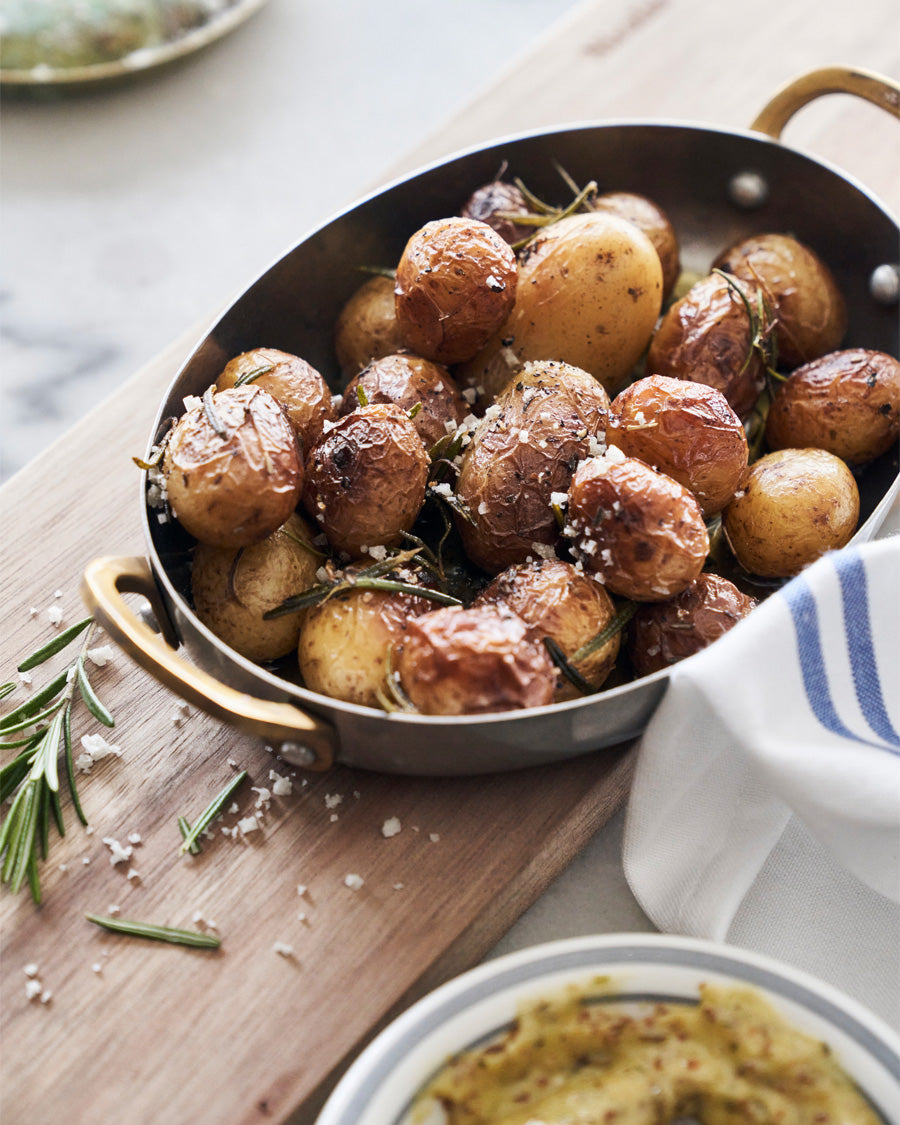 CONFIT-KARTOFFELN MIT ROSMARINÖL