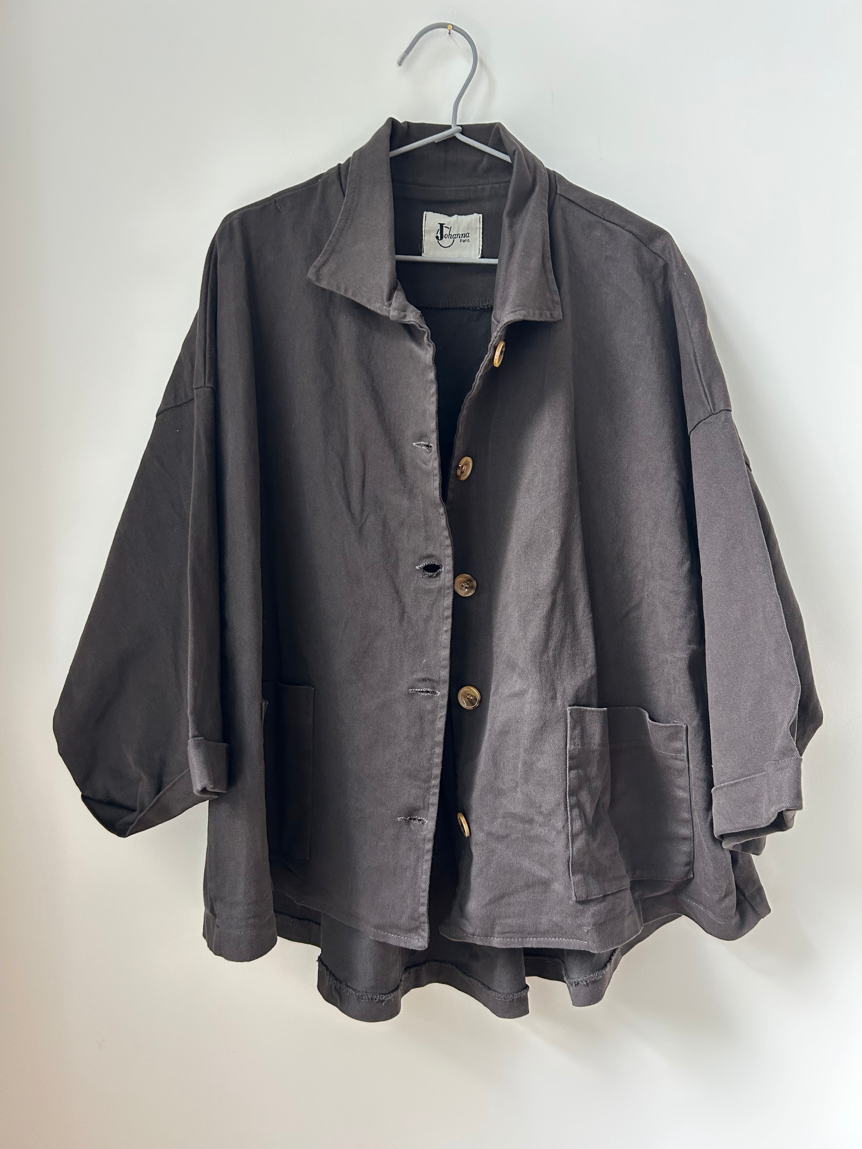 Klassische Trenchcoat-Jacke dunkelbraun