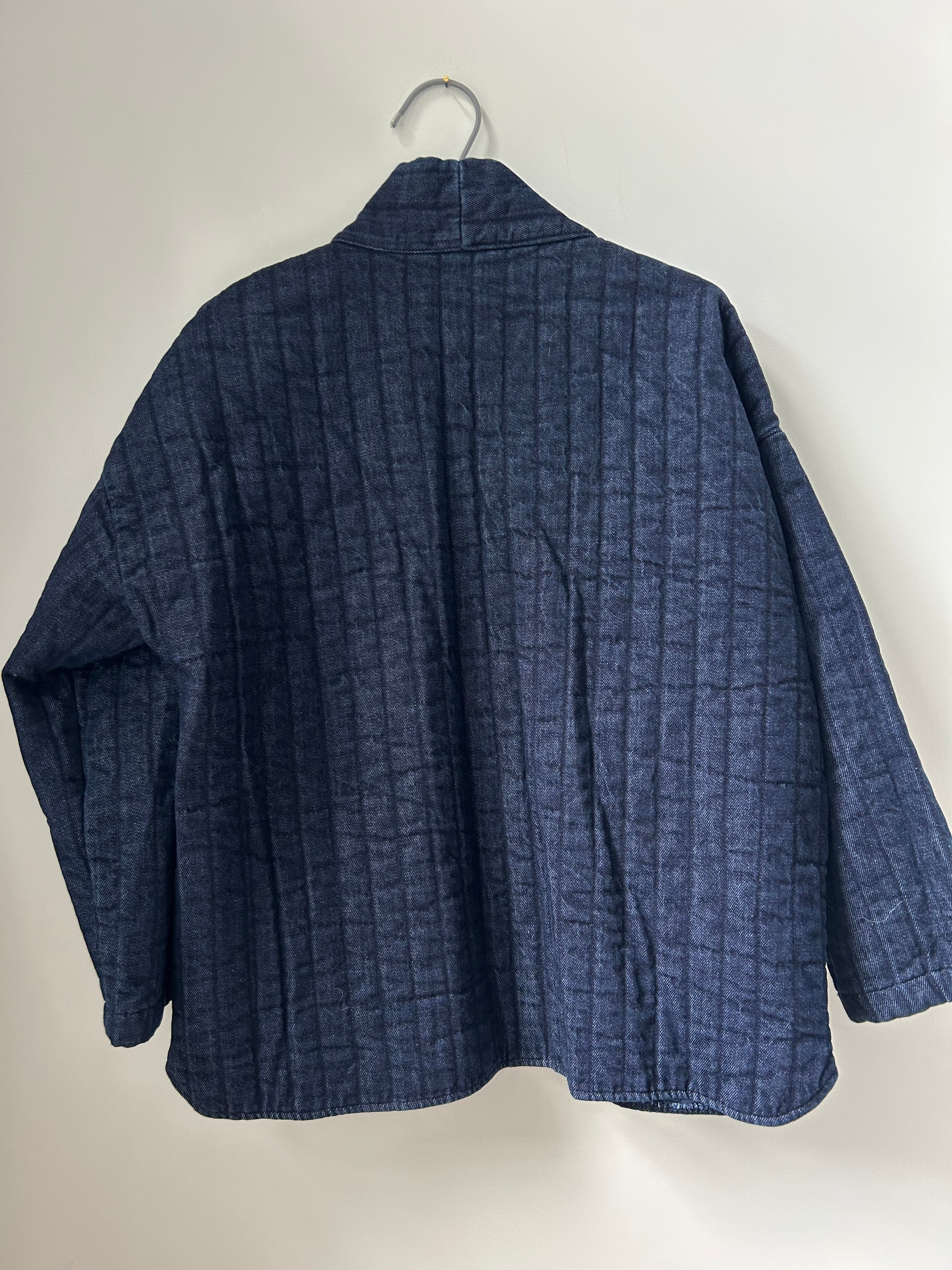 Kimono-Jacke Demin Dark