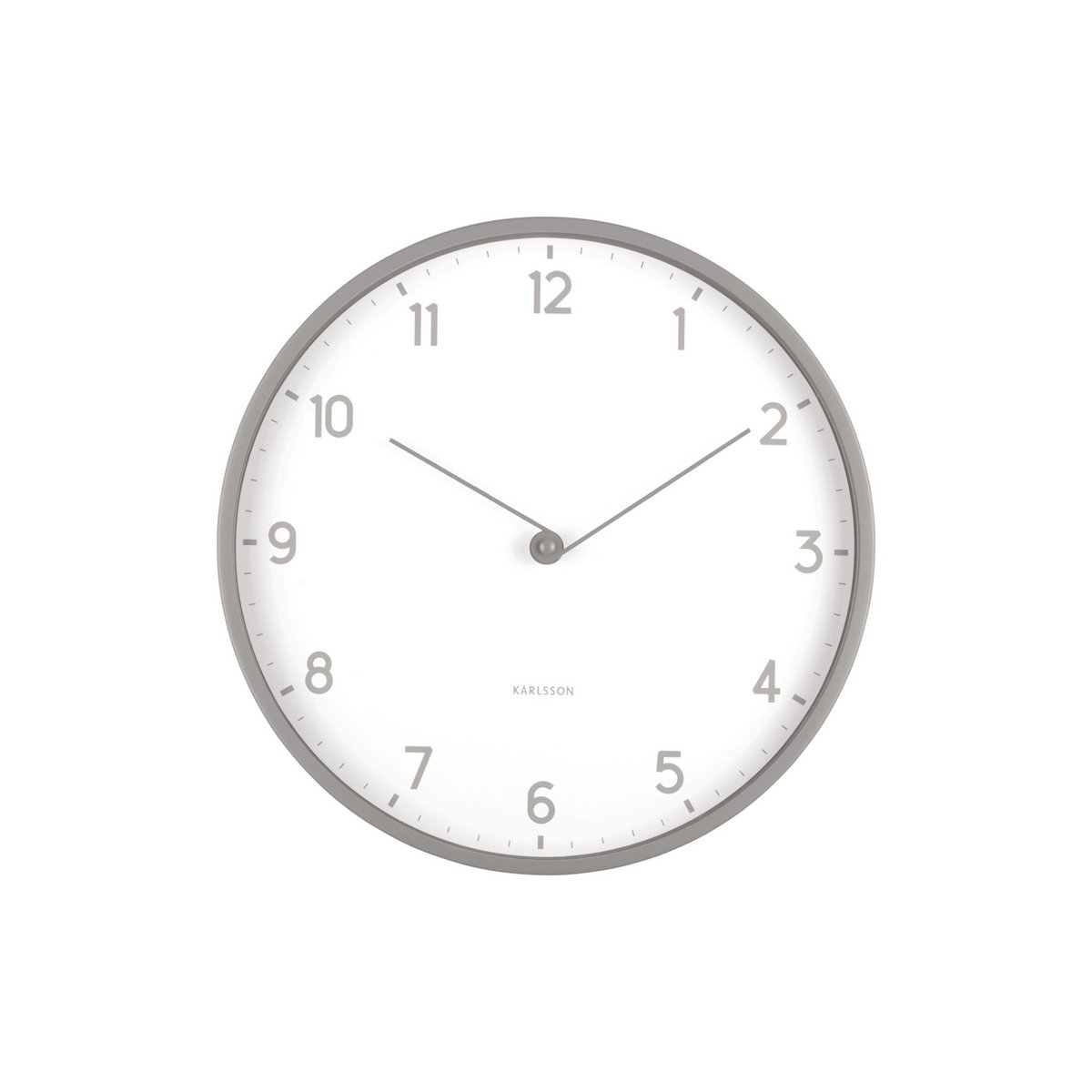 Wanduhr Sencillez - Grau