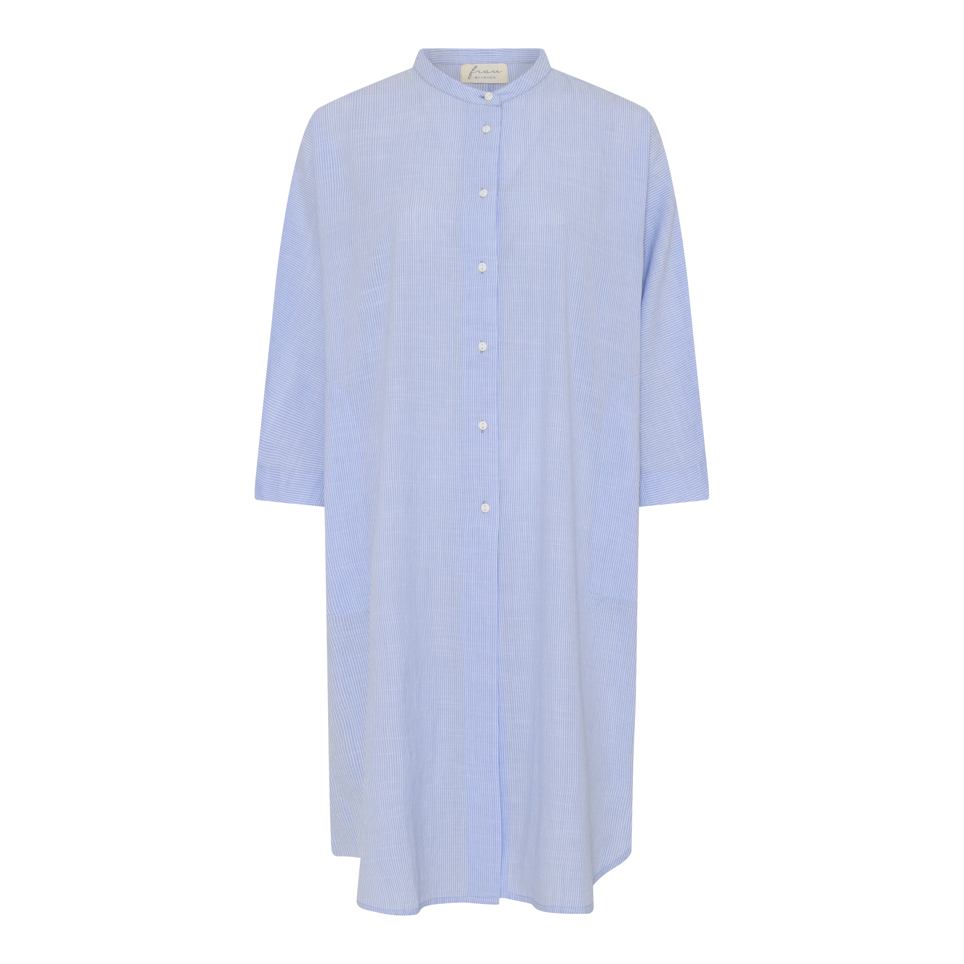Blusenkleid Seoul - Baby Lavender Stripe / Lavendel Gestreift
