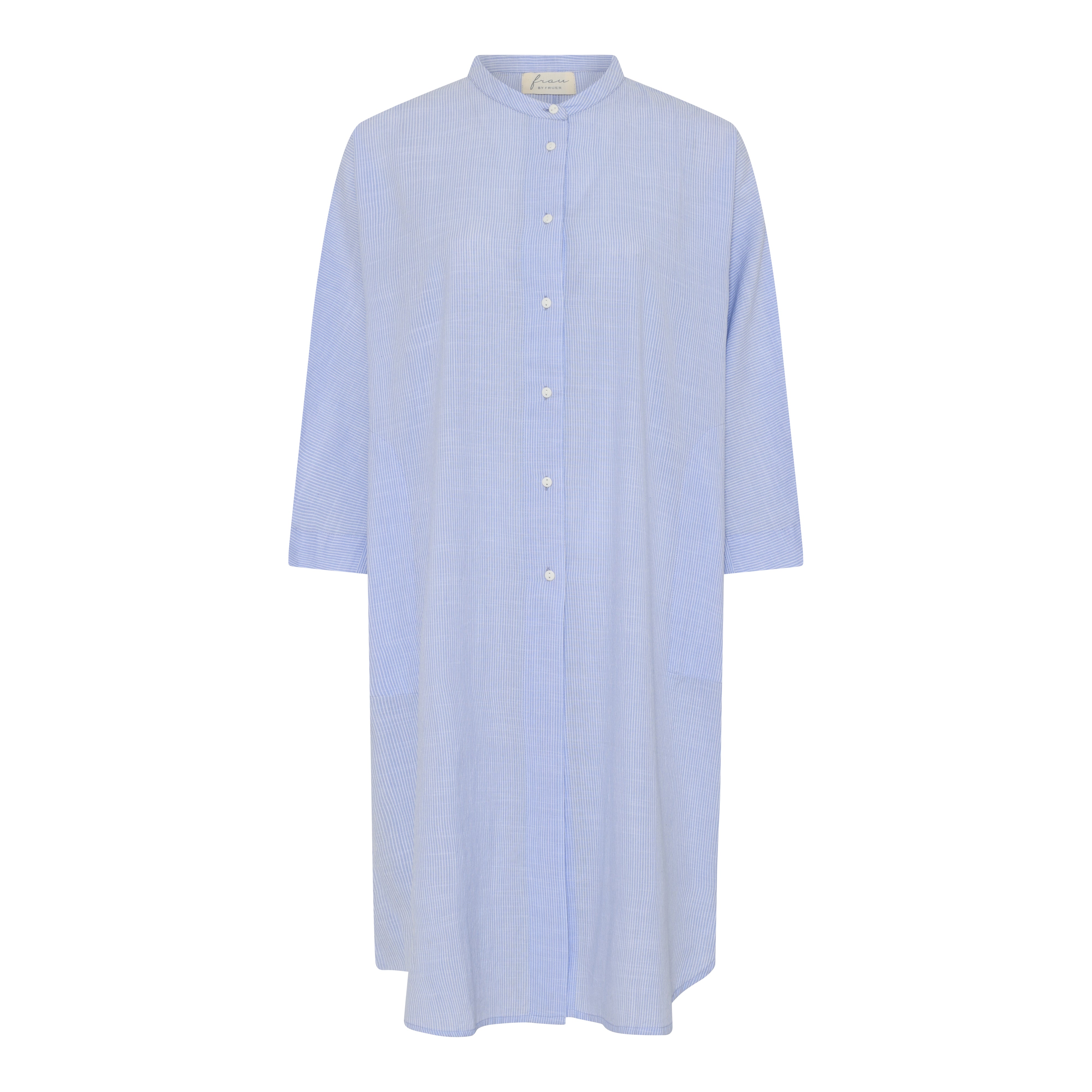 Blusenkleid Seoul - Baby Lavender Stripe / Lavendel Gestreift