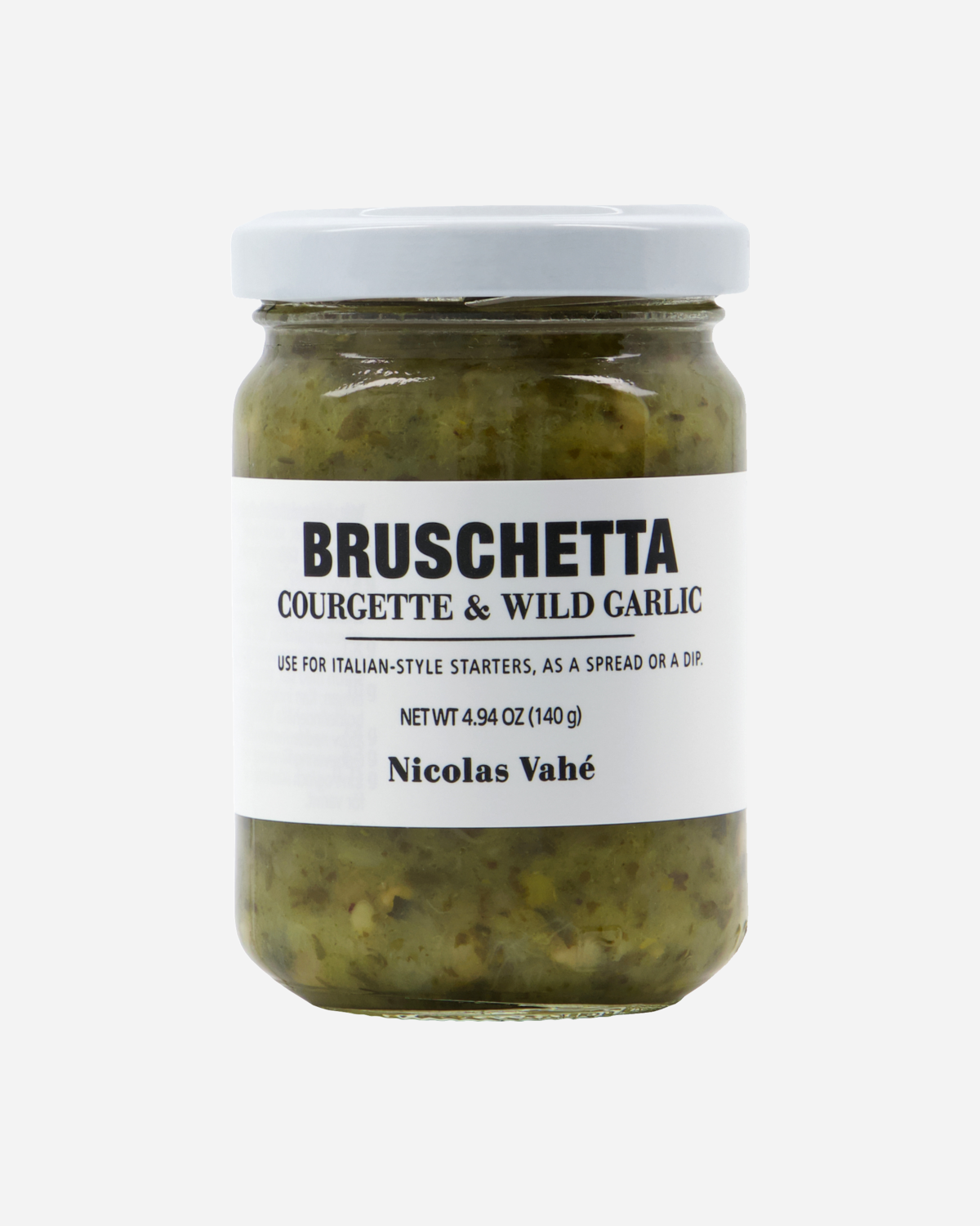 Bruschetta mit Courgette & wild garlic / Zucchini & Knoblauch – 140 g