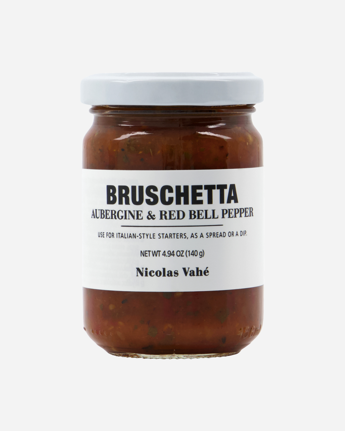 Bruschetta mit Aubergine und red bell pepper – 140 g