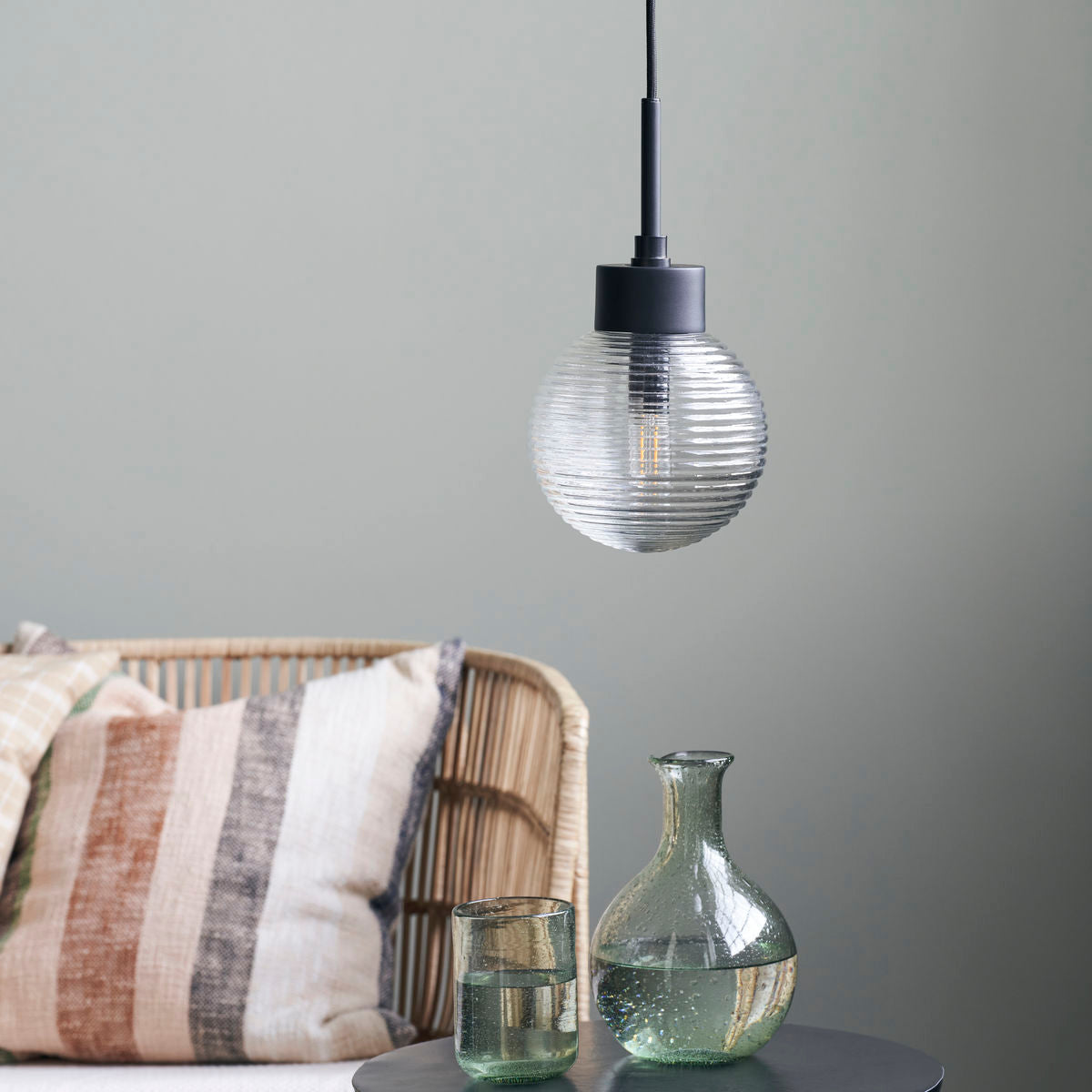 Lampe Gaia - klar ø 15 cm