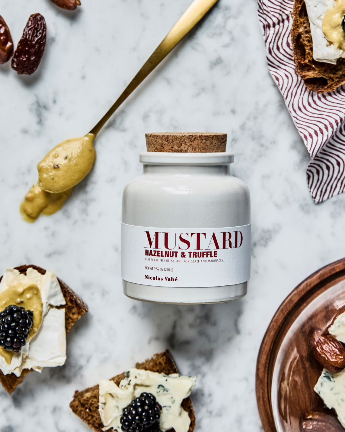 Senf mit Haselnuss und Trüffel