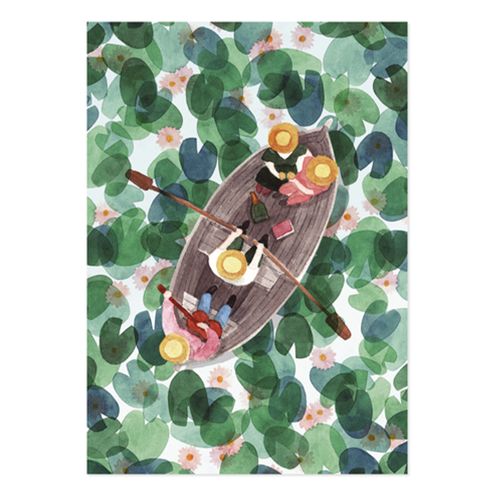 Postkarte - On the Lake