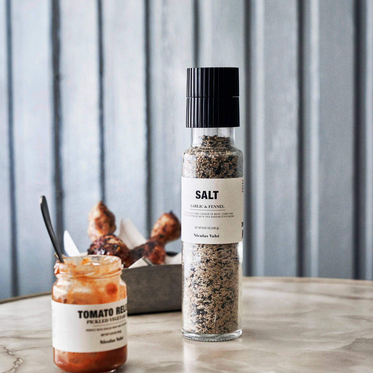 Salzmühle - Knoblauch & Fenchel