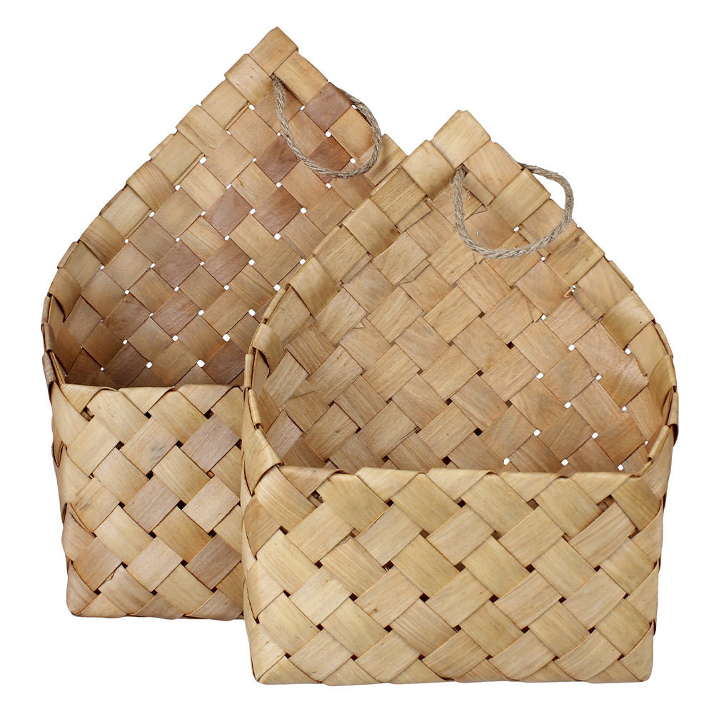 Wandkörbe Freja - natur 2er Set