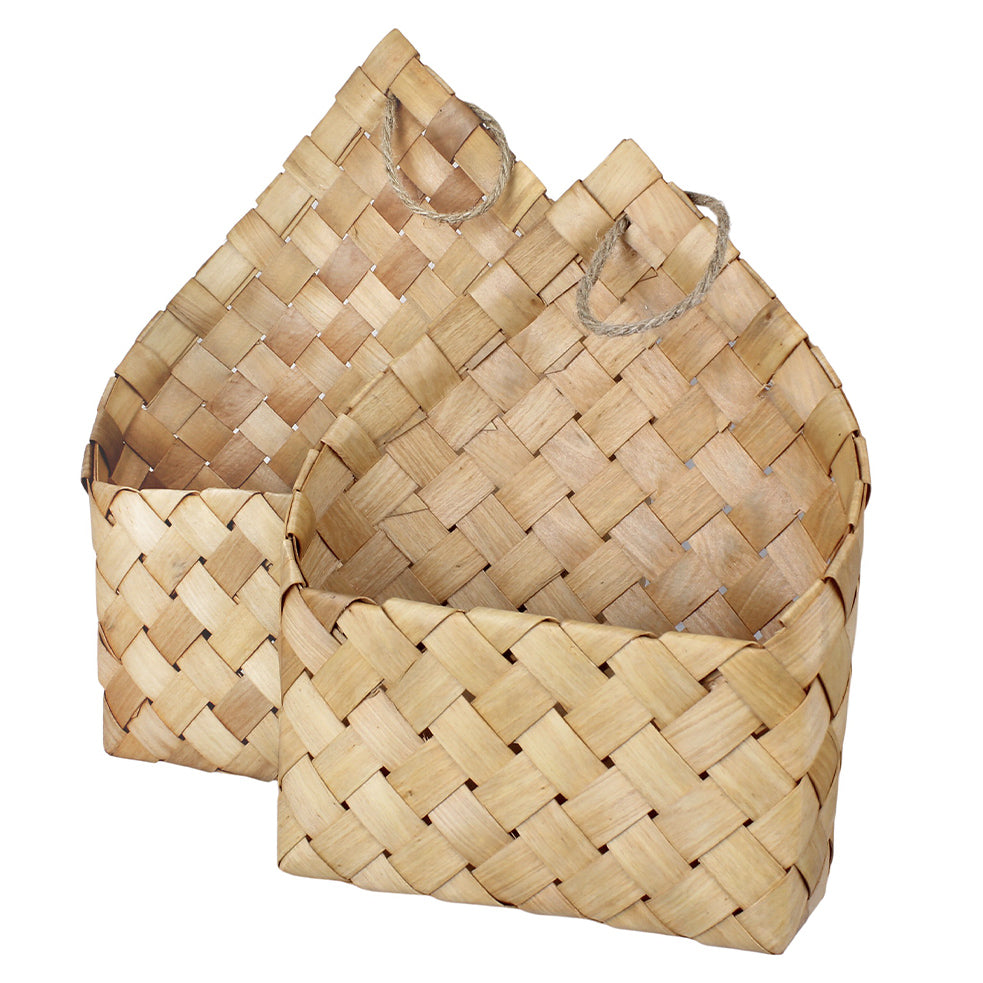 Wandkörbe Freja - natur 2er Set
