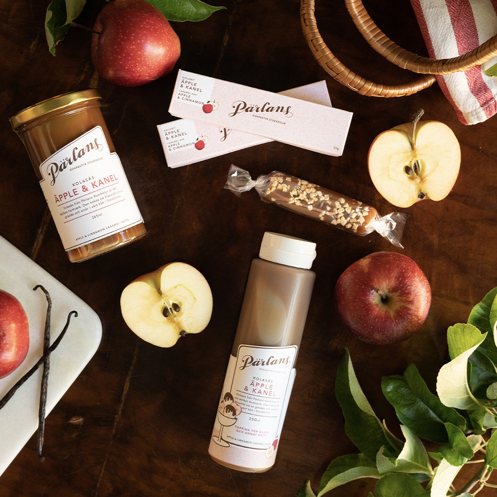 Karamellsoße mit Apfel & Zimt