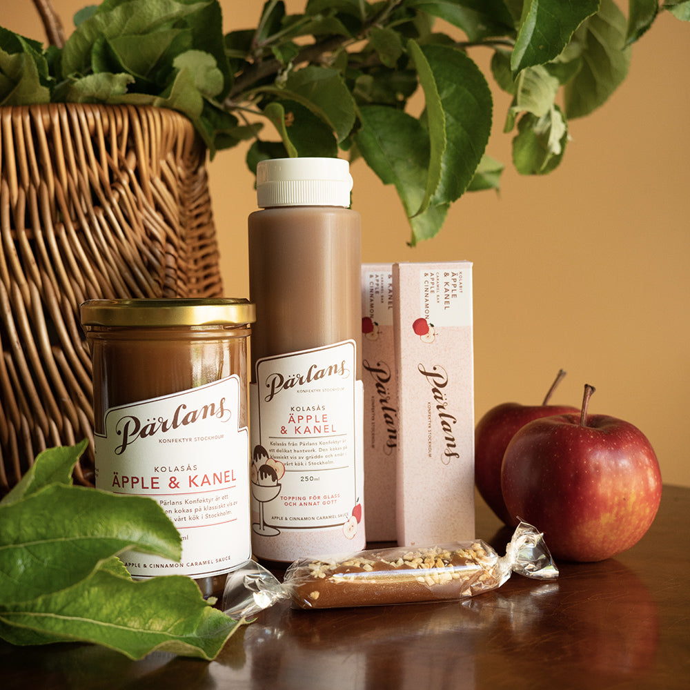 Karamellsoße mit Apfel & Zimt