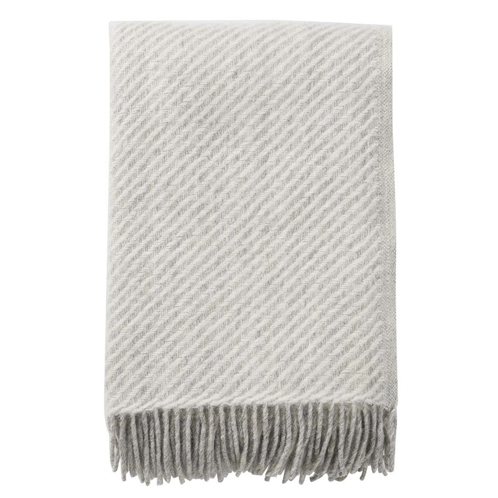Wolldecke Carl - white melange