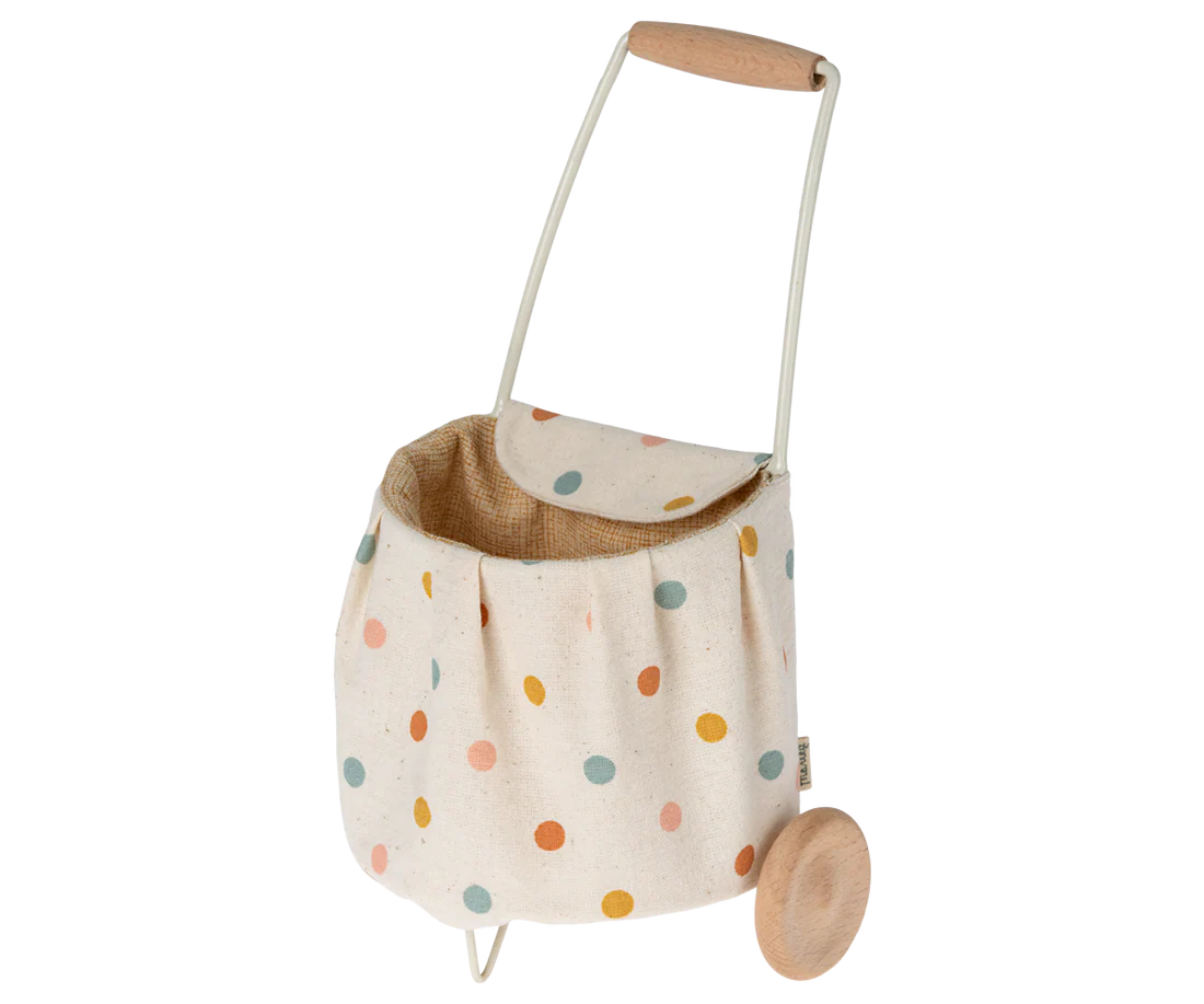 Miniatur-Trolley - Multi Dots 21 cm