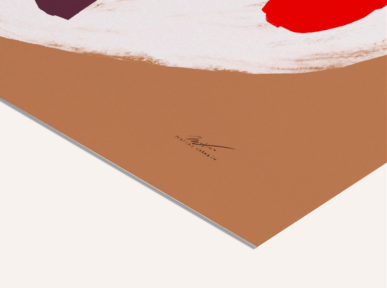 Druck - Bird and Shapes