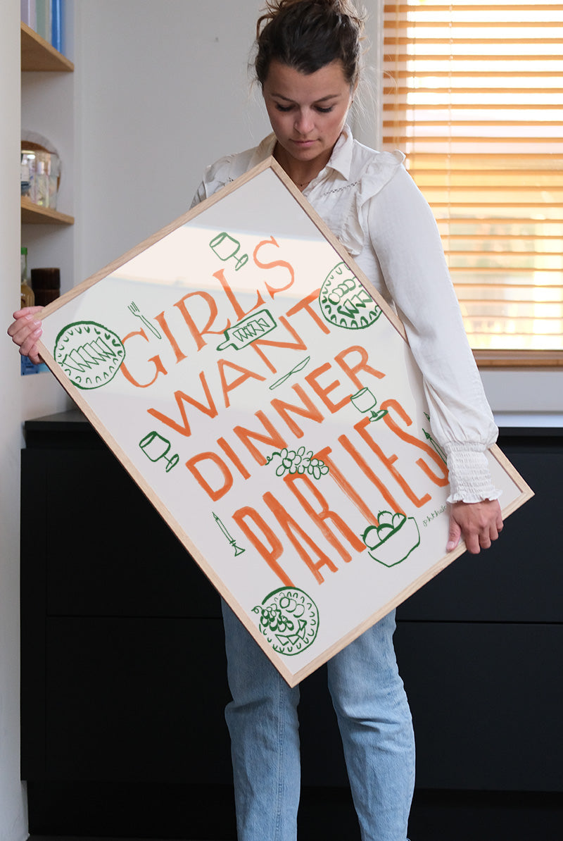 Druck - Girls Want Dinner Parties