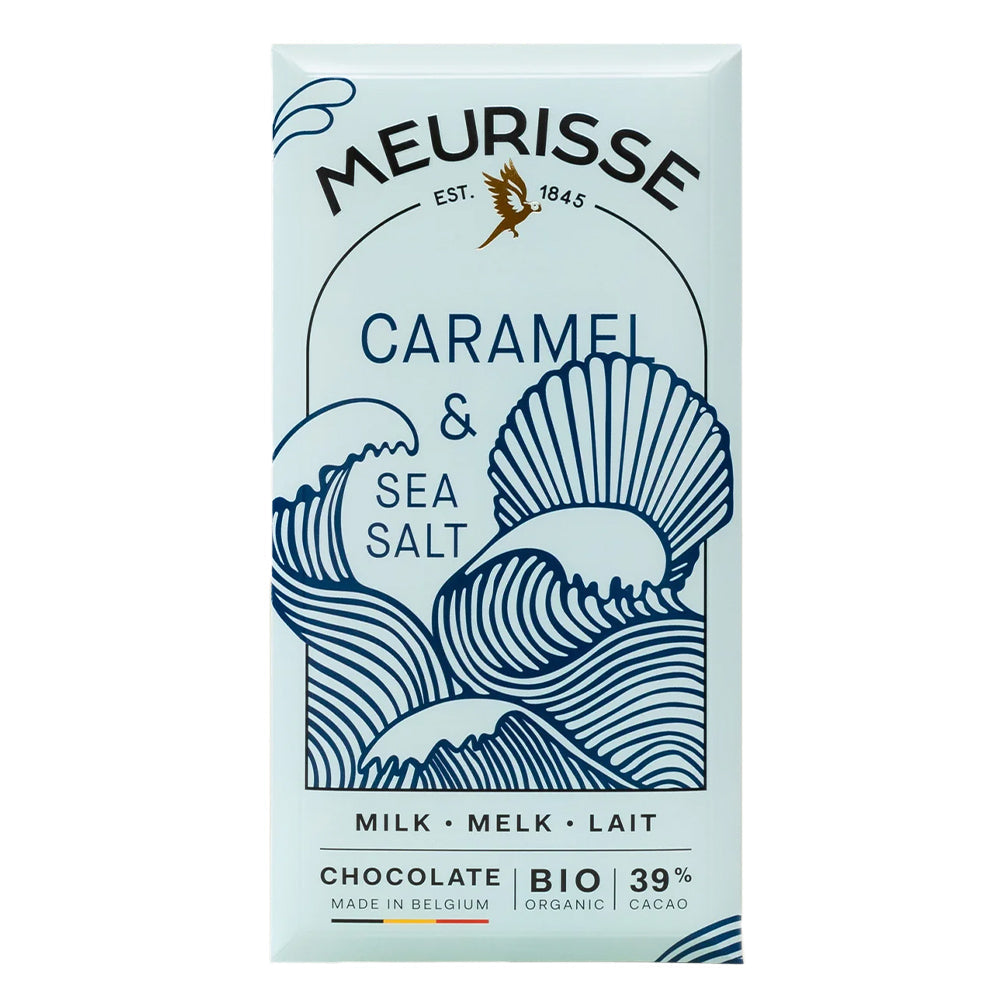 Vollmilchschokolade mit Karamell & Meersalz - 100 g
