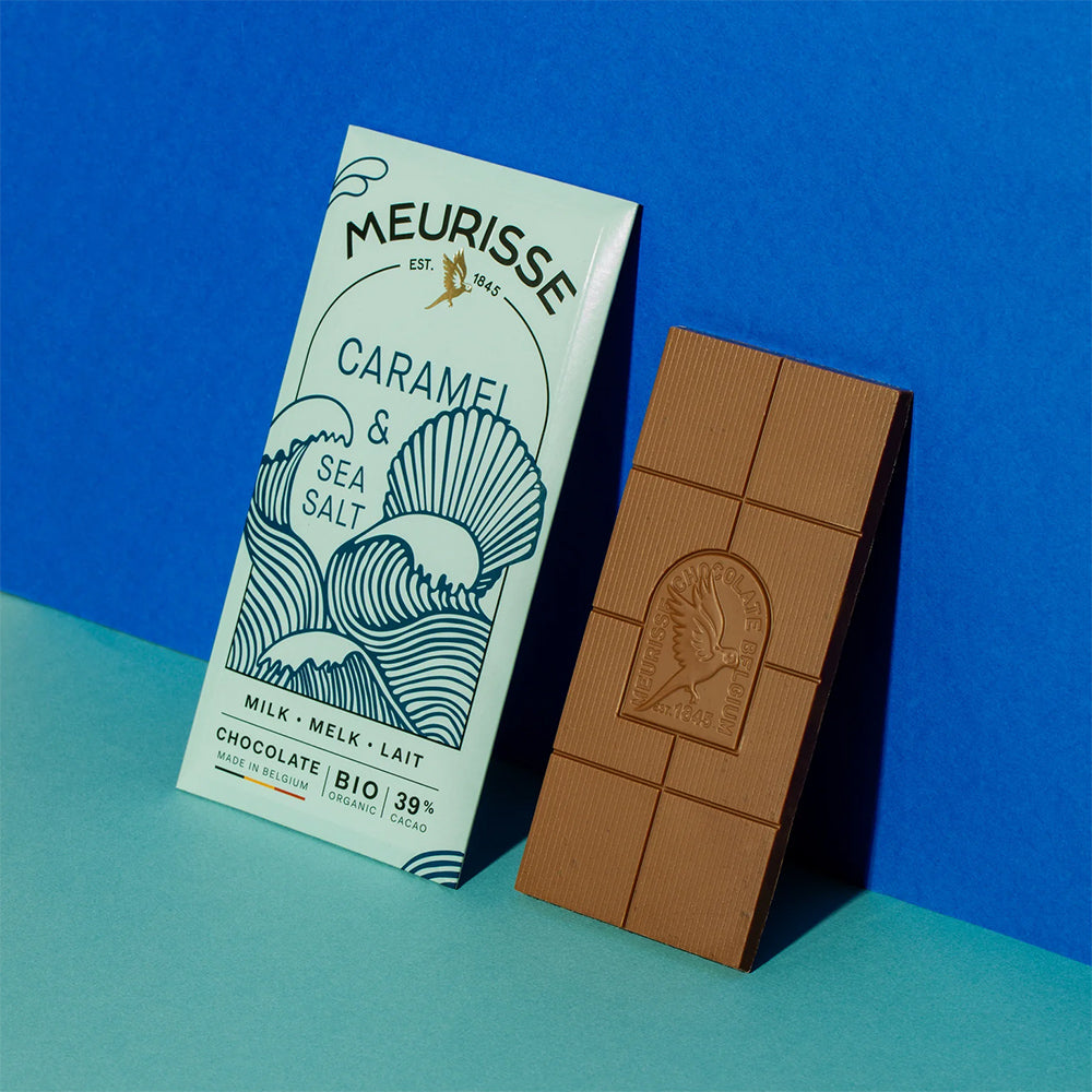 Vollmilchschokolade mit Karamell & Meersalz - 100 g