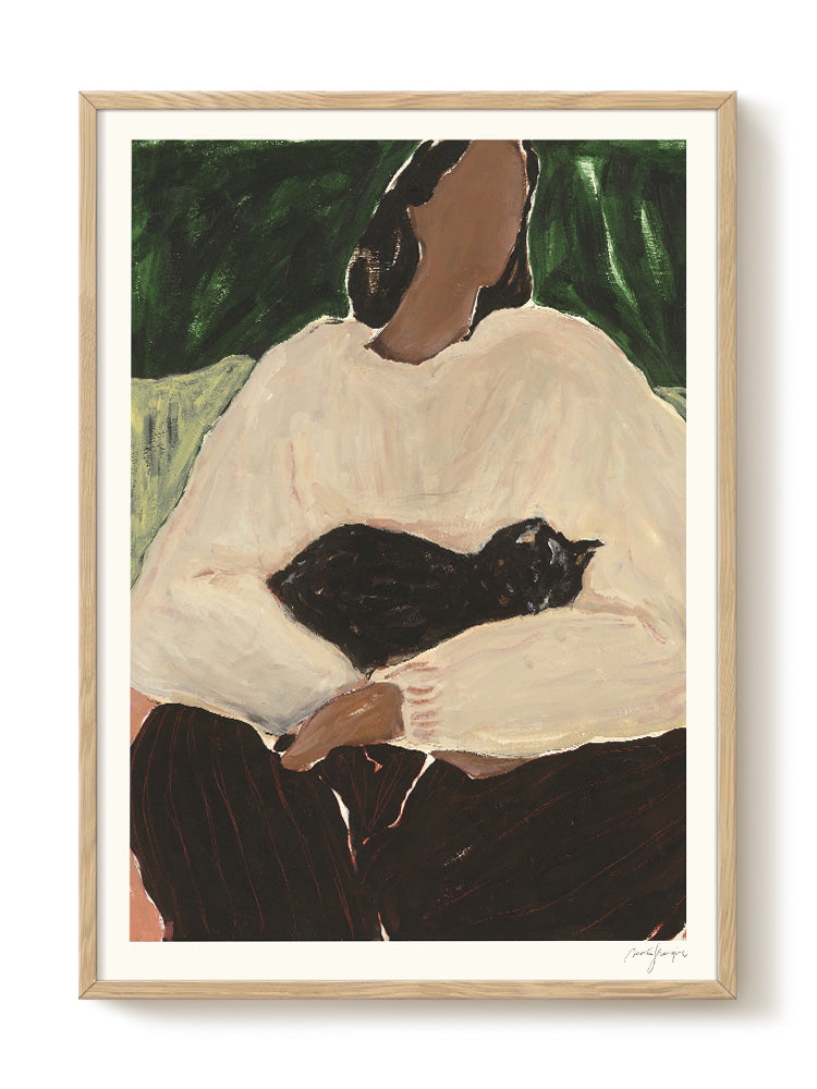 Druck - The Sleeping Cat