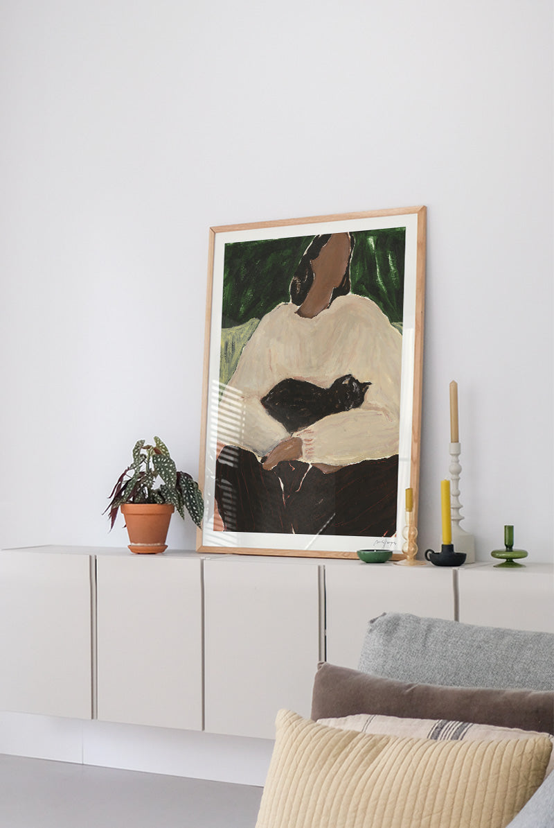 Druck - The Sleeping Cat