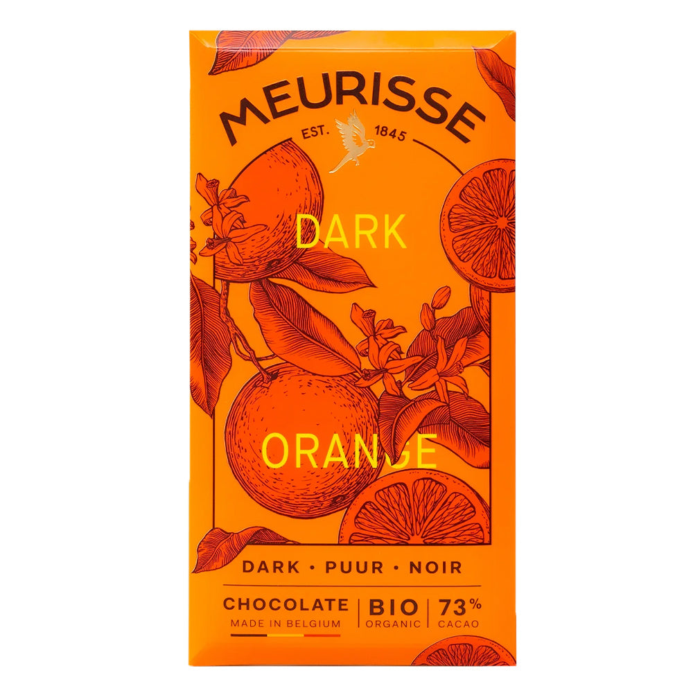 Dunkle Schokolade mit Orange - 100 g