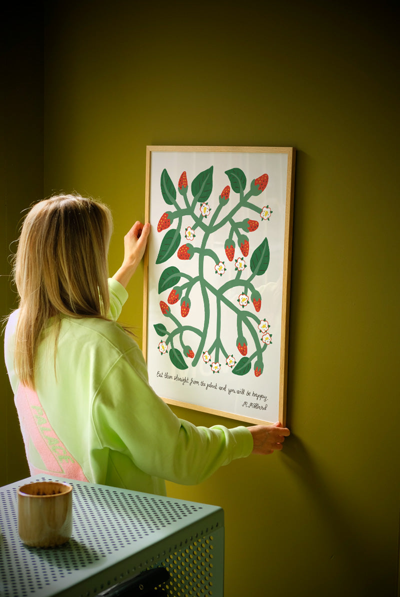 Druck - Wild strawberries