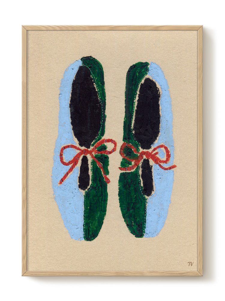 Druck - Colorblock Flats