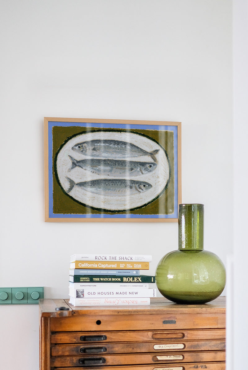 Druck - Fish on a Plate