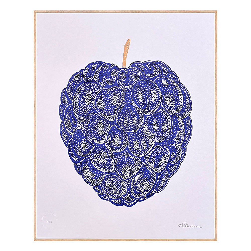 Druck - Brombeere lila/pastell