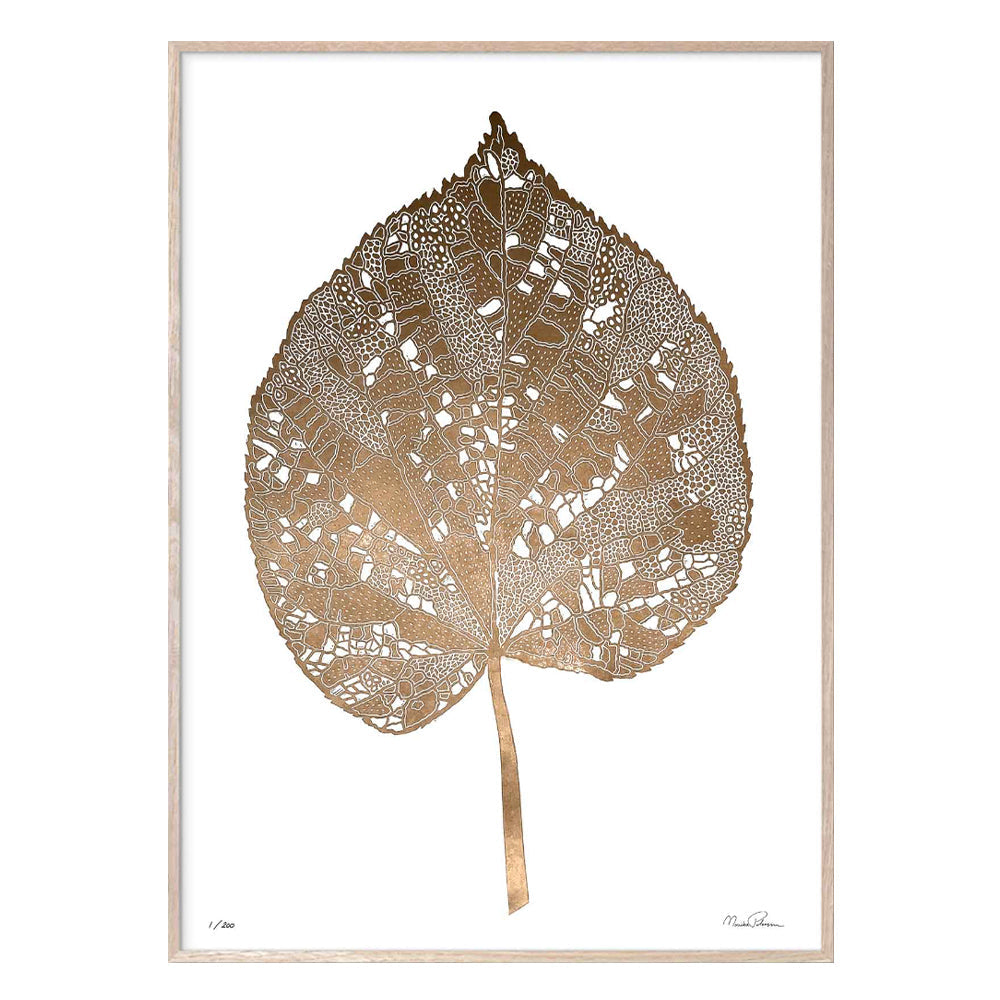 Druck - großes Blatt weiß