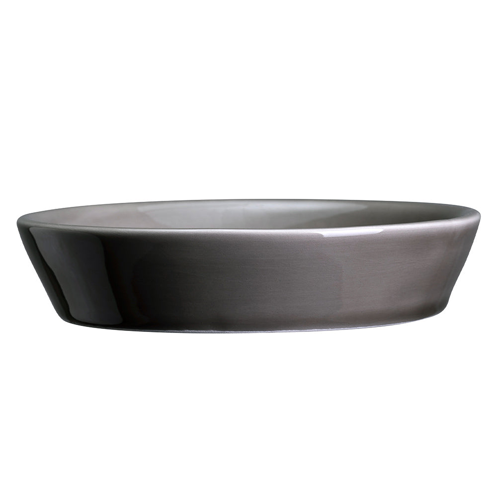Blumentopf mit Untersetzer - Helena pearl grey