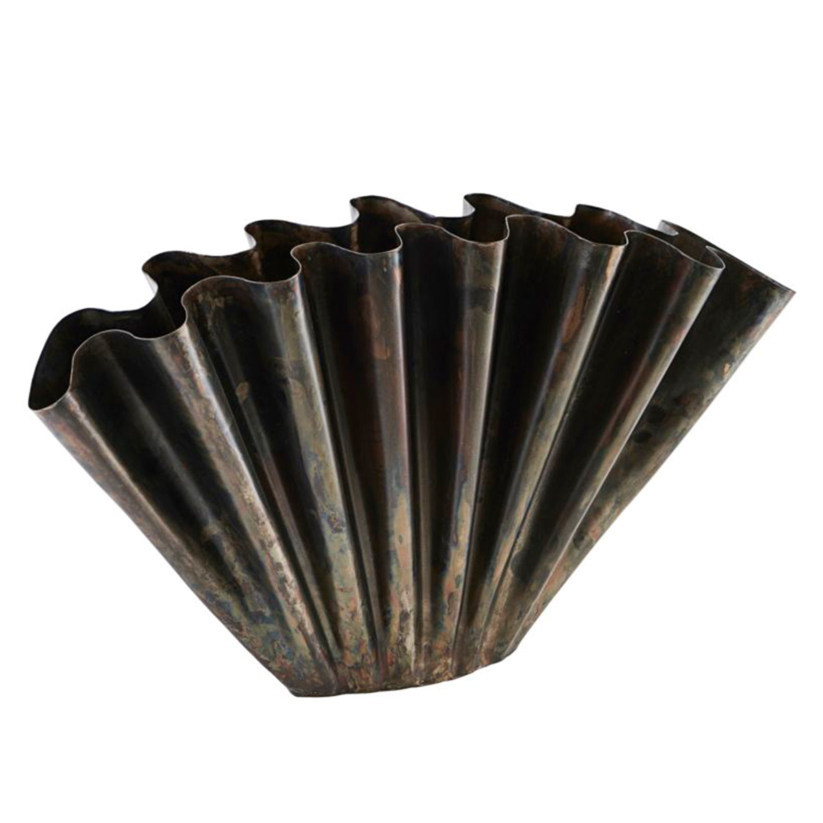 Vase Flood - antikes braun