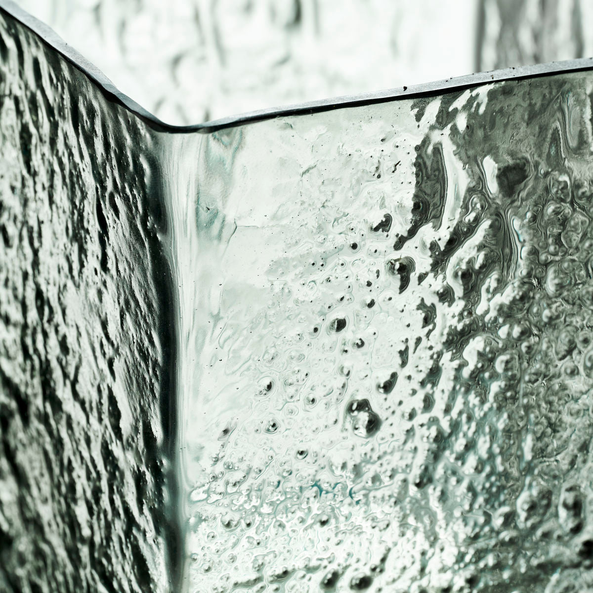 Vase Square - hellblau