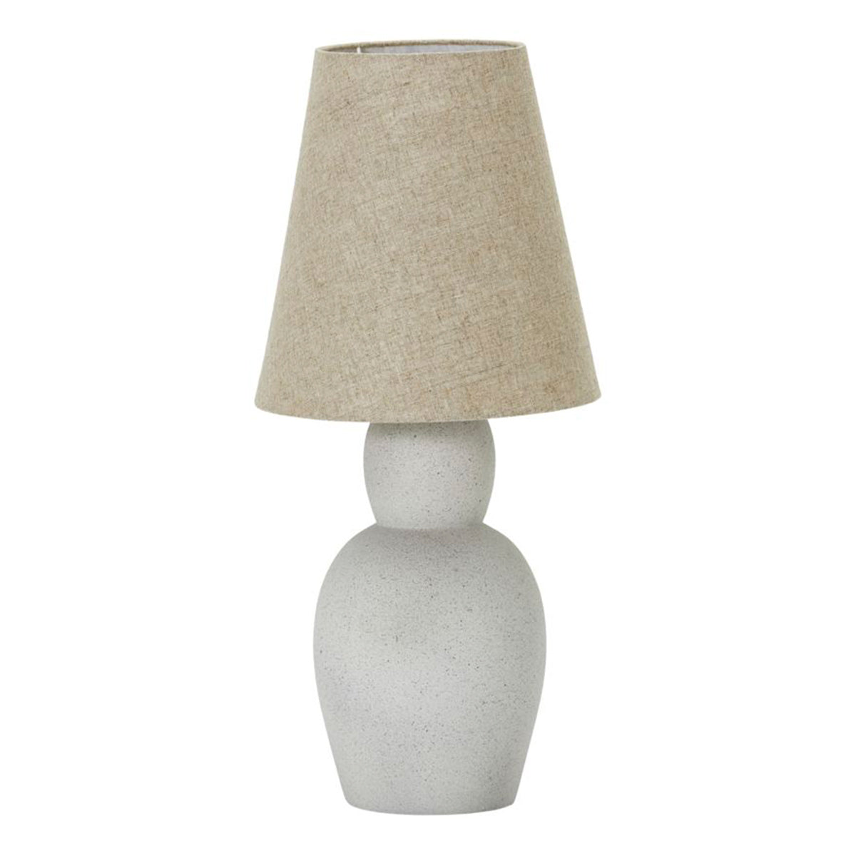 Tischlampe inkl. Lampenschirm Orga - sand