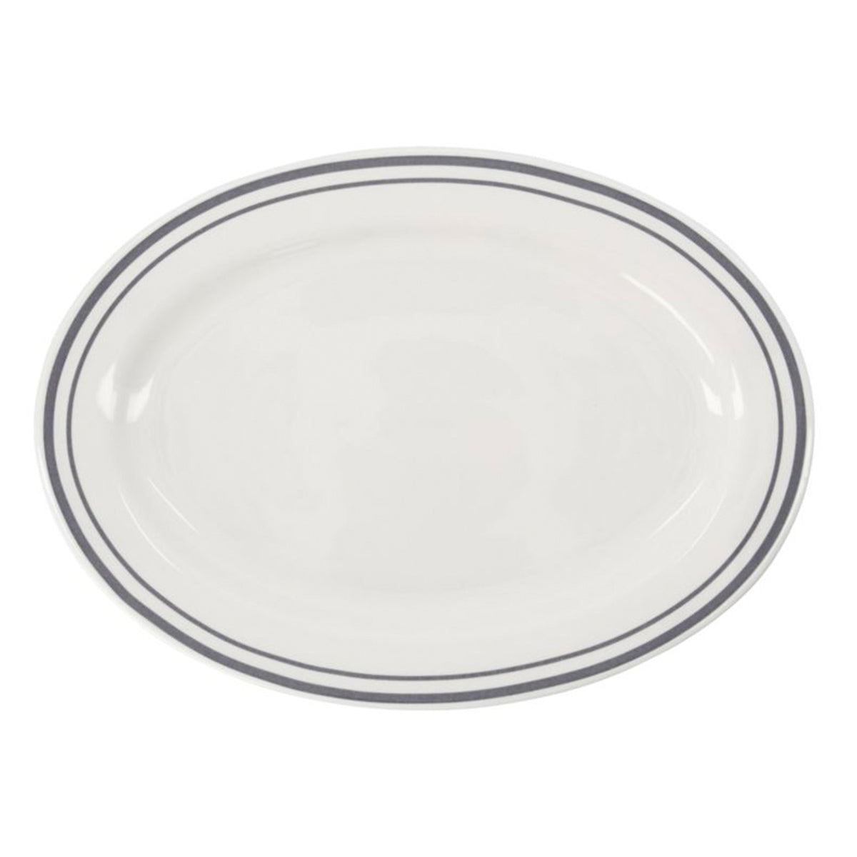 Servierplatte Bistro - grau 22 x 29 cm