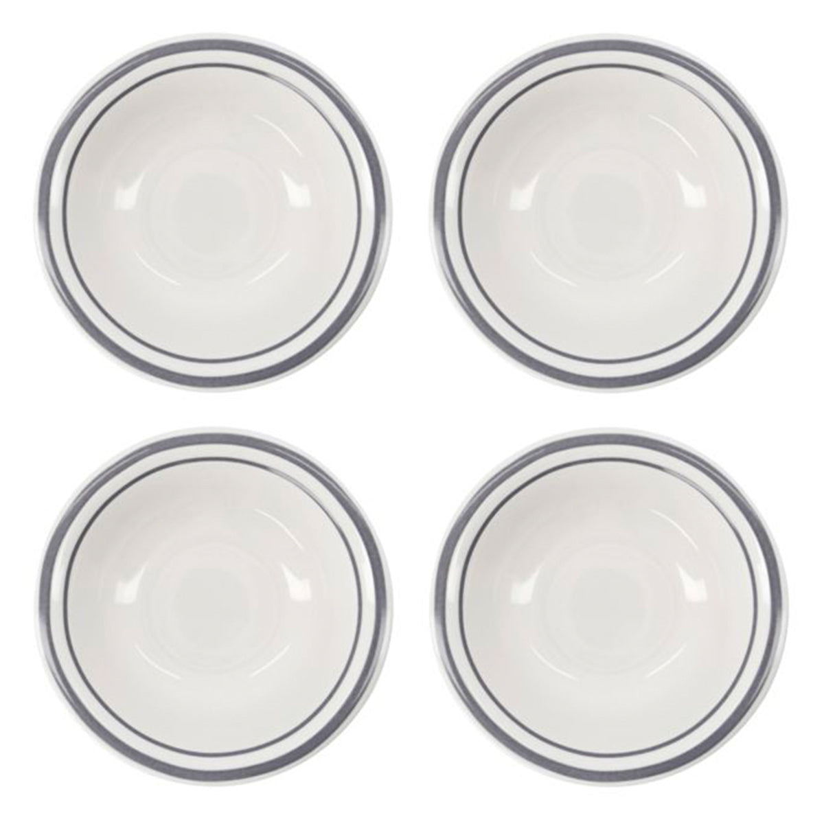 Schale Bistro - grau 4er Set