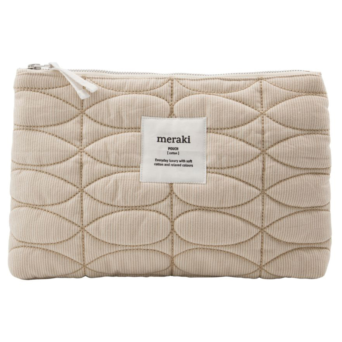 Kosmetiktasche Mentha - off-weiß/safari 20 x 30 cm