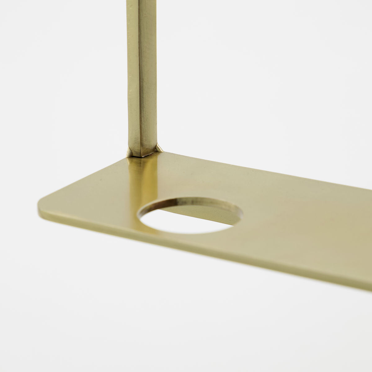 Korb Bath mit Halterung - messing