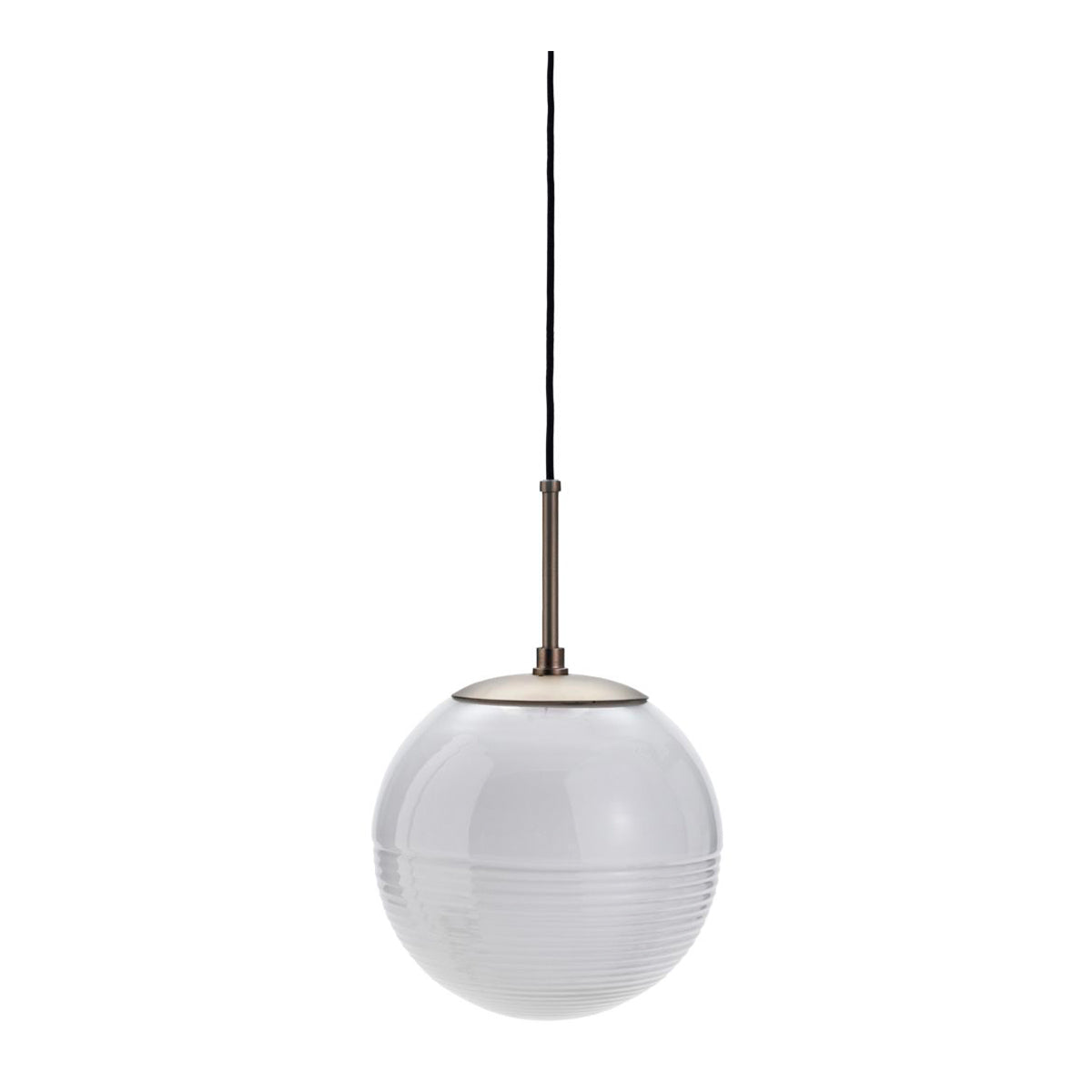 Lampe Halda - weiß/braun Ø 25 cm