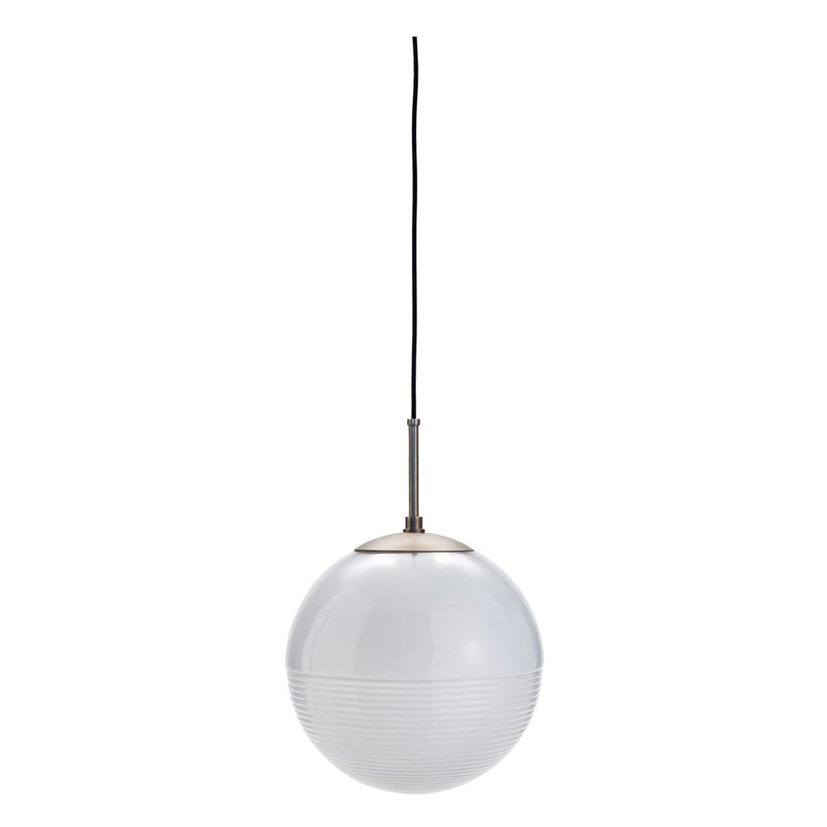 Lampe Halda - weiß/braun Ø 30 cm