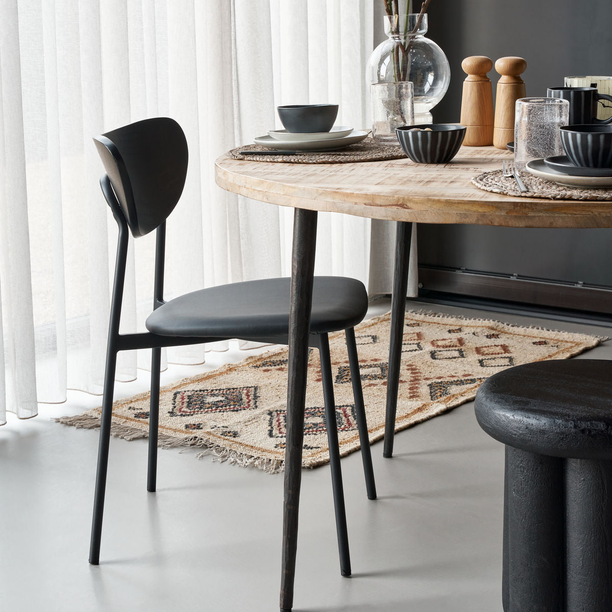 Stuhl Must - schwarz 2er Set