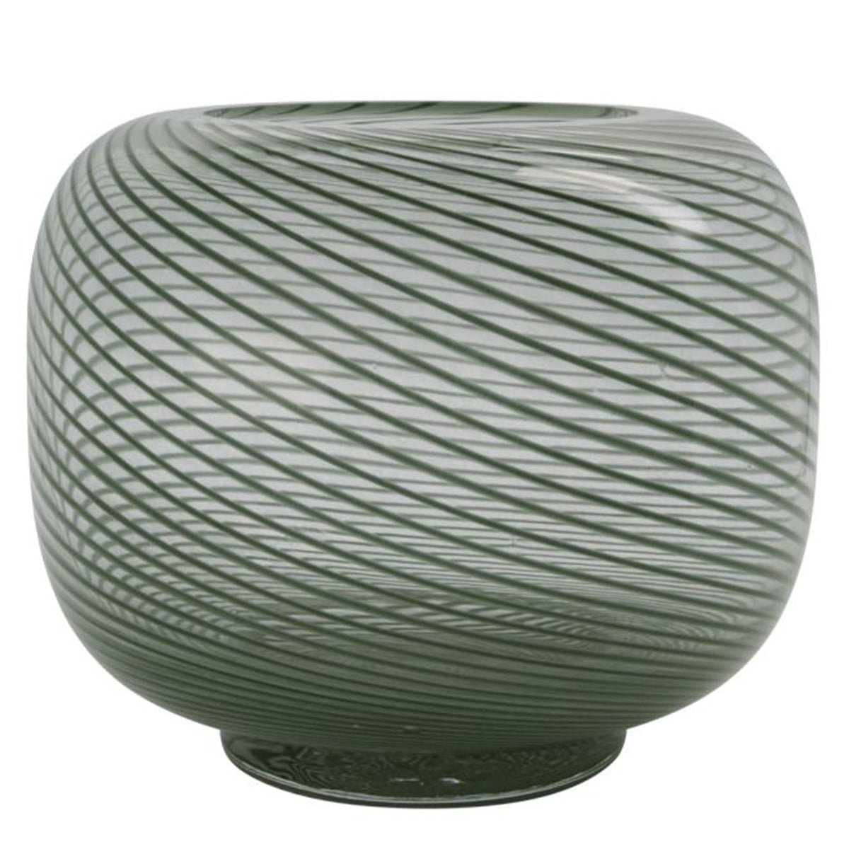 Vase Swirl - grün