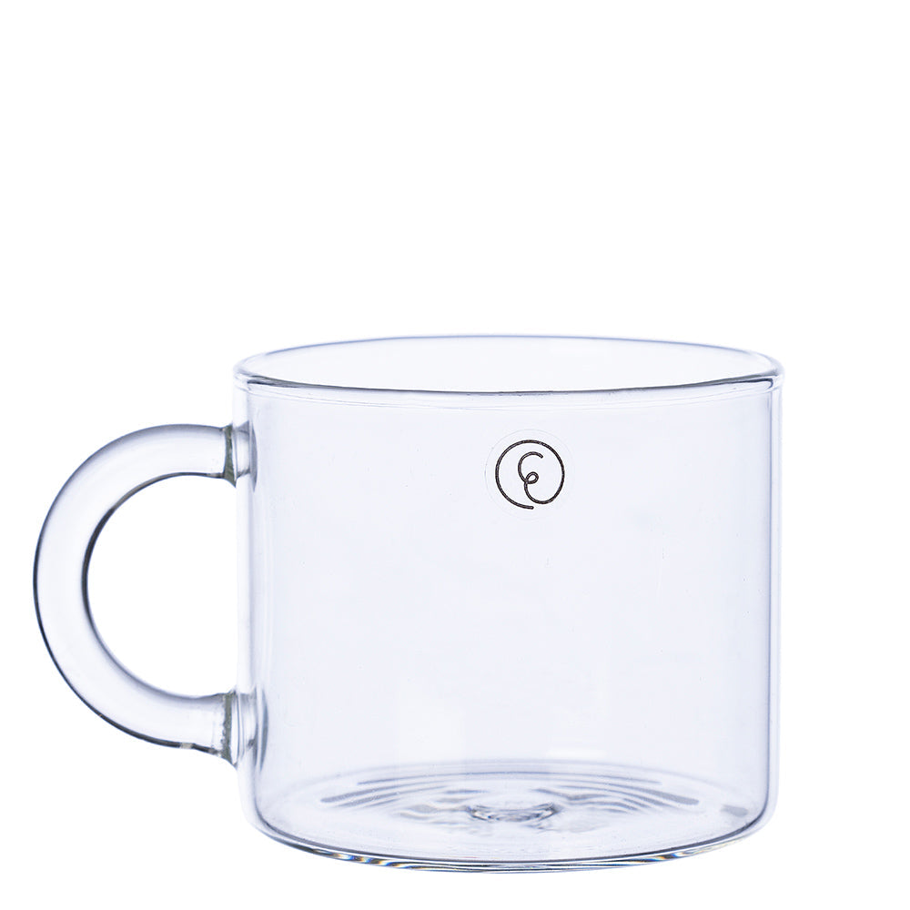 Glöggtasse aus Glas