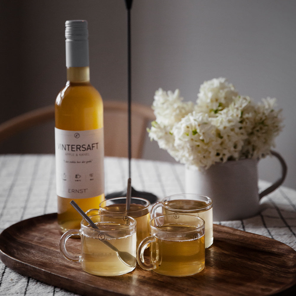 Glöggtasse aus Glas