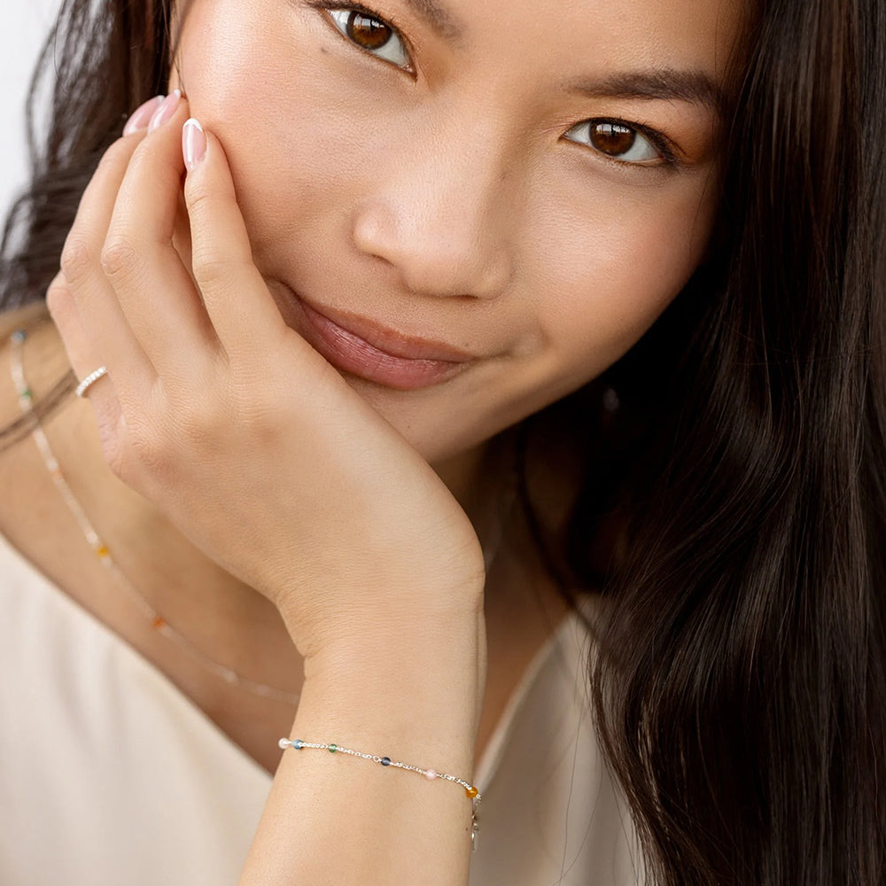 Armband Santa Monica Multicolour - silber