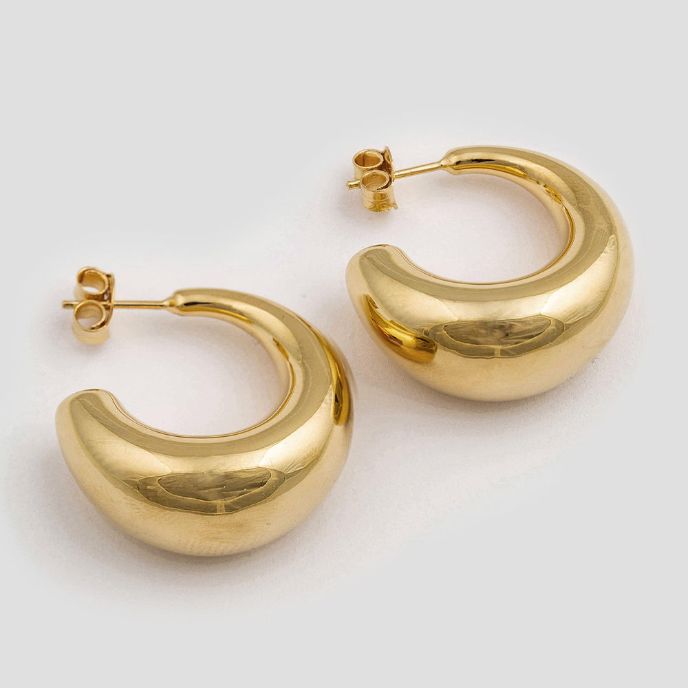 Ohrringe Bolded - gold