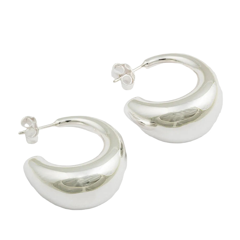 Ohrringe Bolded - silber