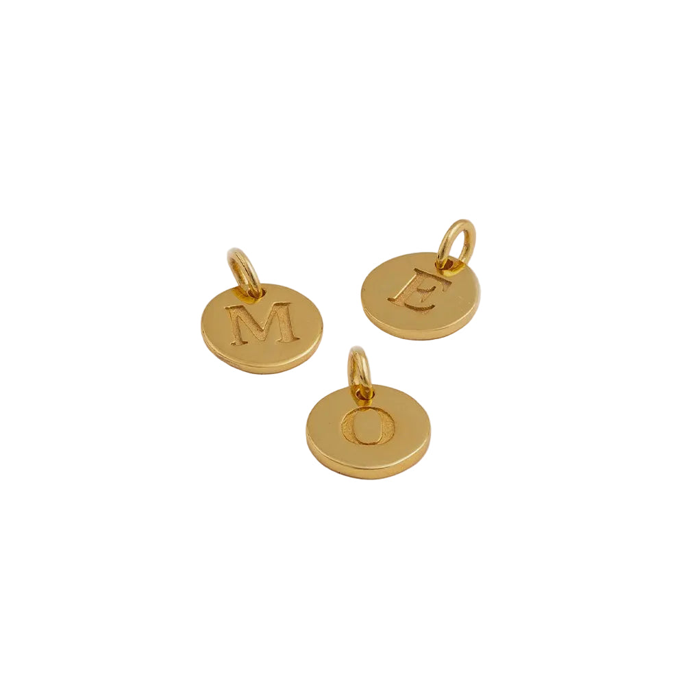 Anhänger Mini-Buchstabe - gold
