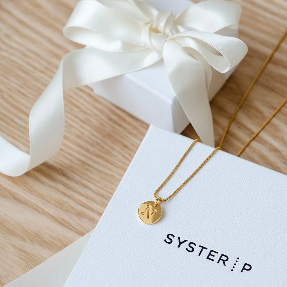 Anhänger Mini-Buchstabe - gold