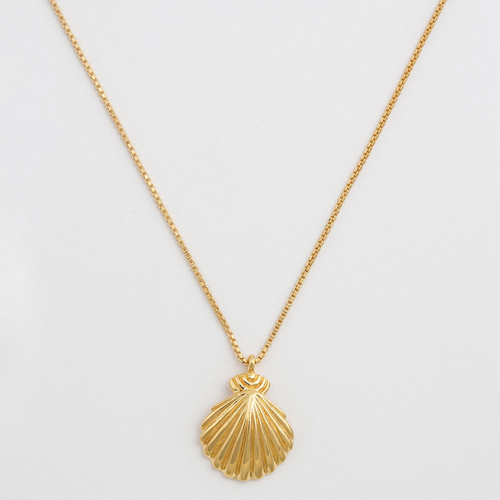 Halskette Beaches Shell - gold